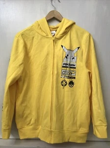 Pokemon Long Sleeve Pikachu Full Zip Up Hoodie/Jacket  Size Youth XL - Picture 1 of 3