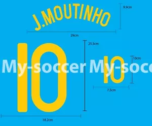 PORTUGAL Home EURO 2008 SOCCER FOOTBALL PU NAME NUMBER PRINT - Picture 1 of 13