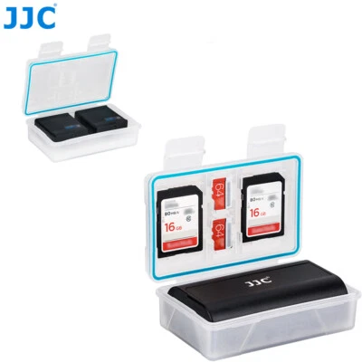 Camera Battery Case Memory Card Holder Storage Box for SD SDHC SDXC Micro SD TF - Image 1 of 4