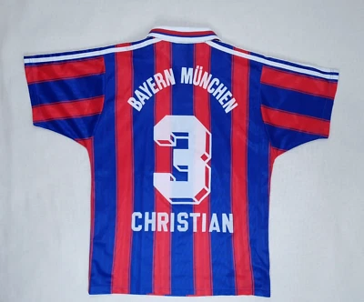 FC Bayern München Trikot Christian Ziege Nummer 3 Adidas S Opel Vintage 90er - Bild 1 von 4