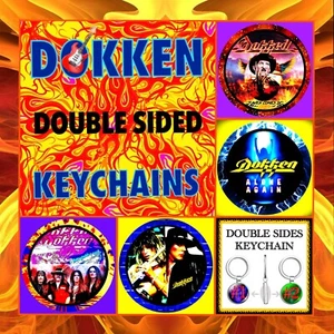 DOKKEN 2025 TOUR HEAVEN COMES DOWN 🇺🇸 TWO DOUBLE SIDED KEYCHAINS 🇺🇸 - Bild 1 von 1