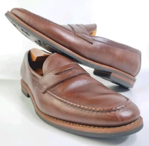 Mocassini Allen Edmonds Addison in pelle marrone da uomo taglia 14 D - Foto 1 di 13