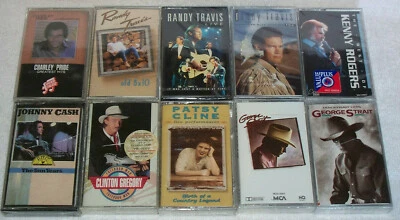 10 Country Cassette Tapes Sealed Brand NEW Lot Strait Cash Ebay Sucks Gay Balls - Image 1 of 4
