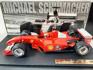 Hot Wheels Ferrari F2001 #1 Michael Schumacher World Champion 2001 1/18 53956 - Foto 1 di 3