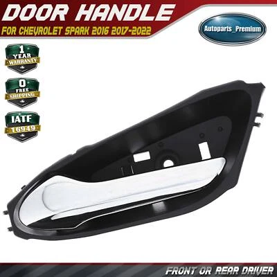 Manija de puerta interior del conductor delantero o trasero cromada para Chevrolet Spark 2016-2022 Foto 1 de 4
