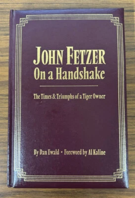 John E. Fetzer Autographed Index Card JSA + On a Handshake Book Signed by Tigers - Image 1 of 4