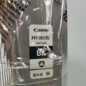 Canon PFI-303BK PFI-303 Original Fecha Negra 2018 330 ml iPF810 iPF820 - Imagen 1 de 3
