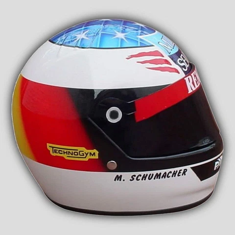 MICHAEL SCHUMACHER 1995 HELMET (SCALE 1/1) BRAND NEW FULL SIZE REPLICA Cover