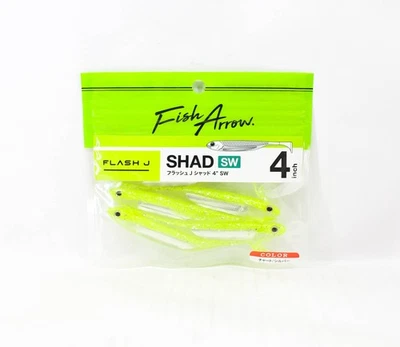 Fish Arrow Soft K�der Flash J Shad SW 4 Zoll 5 St�ck per pack #102 (8475) - Bild 1 von 4