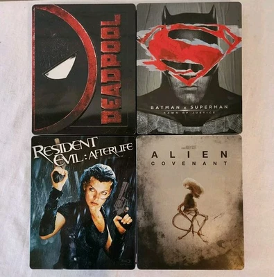 Blu-Ray x4 Limited Edition Steelbook Mixed Bundle Lot Horror/Superhero - Image 1 of 4