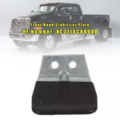 Front Hood Stabilizer Plate XC3Z16C886AA For Ford F650 F750 2000-2015 Foto 1 de 4