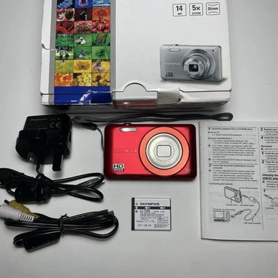 Olympus VG-120 14.0MP Digital Camera Tested Boxed+ Charger, Battery, Guide - Image 1 of 4