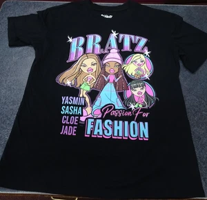 Gently Used Girls MGA Bratz Passion for Fashion Cotton T shirt Size Medium - Picture 1 of 2