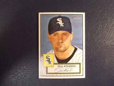 2001 Topps Heritage Baseball Paul Konerko Card # 157 - Image 1 of 2