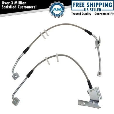 Front Performance Brake Hose Set For 2002-2005 Dodge Ram 1500 - Image 1 of 4