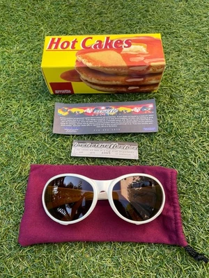 Gafas de sol vintage de 2000 Y2K Arnette Hot Cakes - NUEVAS EN CAJA - blanco bronce Foto 1 de 4
