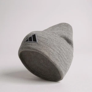 adidas Men's Gray Postseason Foldover Beanie - Picture 1 of 8