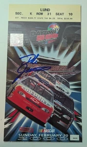 Dale Jarrett Signed 2000 Daytona 500 Ticket Stub Autographed JSA COA NASCAR - Picture 1 of 2