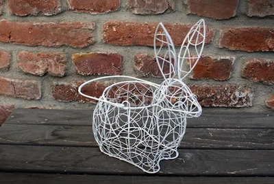 Osterkörbchen Henkelkorb Hase Blumentopfhalter Aufbewahrung Osterdeko Ostern - Bild 1 von 4