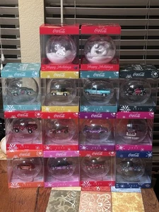 M2 Machines 2025 Coca Cola Christmas Ornament Set Of 14 Including Polar Bears - Picture 1 of 14