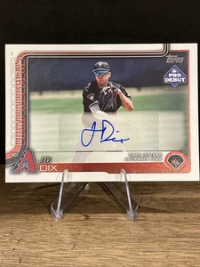 2025 Topps Pro Debut JD Dix Base Auto PD-6 Diamondbacks - Picture 1 of 3