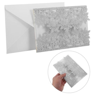  10 Sets Biglietti D'invito Per Matrimoni Biglietto Di Auguri Compleanno - Immagine 1 di 4