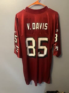 Vintage Vernon Davis San Fransisco 49ers Reebok Herren L Fußball Trikot - Bild 1 von 5
