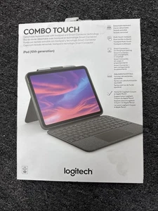 Logitech COMBO TOUCH iPad (10th Gen) Detachable Keyboard Case 920-013292 NEW - Picture 1 of 3