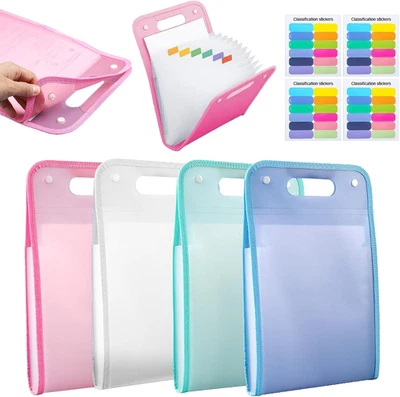 Cartella Portadocumenti Espandibile,4 Pezzi Porta Documenti,13 Tasche Raccoglito - Immagine 1 di 4