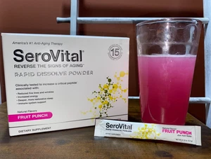 SeroVital Anti-Aging Powder for Women - Skin, Energy, Sleep Support - 30 Serving - Picture 1 of 3