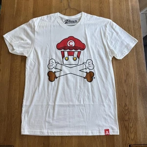 Johnny Cupcakes Mario Fireball Graphic T-shirt New Vault - Picture 1 of 3