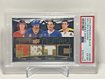 *RARE* 2009 Upper Deck Black - Foursomes Jerseys /25 Quad patch - #ECMP - POP 1 - Image 1 of 3