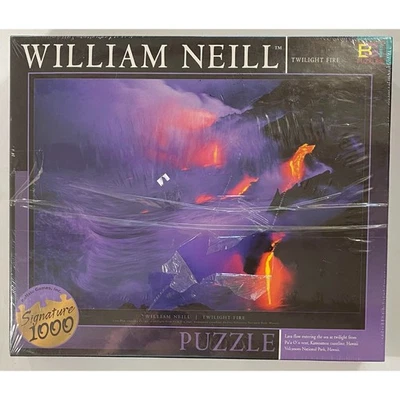William Neill Twilight Fire 1026 Piece 27" x 20" Puzzle - BRAND NEW / SEALED - Image 1 of 3