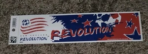 New England Revolution sticker logo MLS soccer weatherproof bumper vinyl 1990's - Picture 1 of 2
