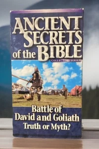 Ancient Secrets of the Bible: Battle Of David And Goliath Truth Or Myth? VHS - Picture 1 of 4