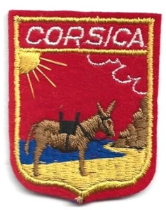 ECUSSON BRODé -- CORSICA -- très bon état - Picture 1 of 1