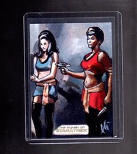 2017 Women of Star Trek 50th Anniversary Lee Lightfood sketch card