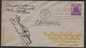 1938 Northwest Sc 837 signed Governor, Mayor, plus many more, to Wunder - Picture 1 of 1