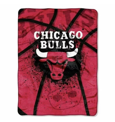 Chicago Bulls Shadow Play 60" x 80" Royal Plush Blanket by Northwest Cover