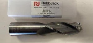 New. RJ BL-333-323 Flute Ball End Standard Length Tuffy Grade Carbide End Mill - Picture 1 of 5
