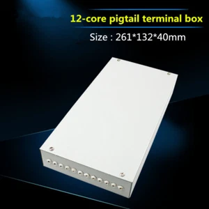 12-port fiber optic cable terminal box 12-core pigtail box pigtail terminal box - Afbeelding 1 van 7