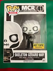 F3 Funko Pop Rocks SKELETON GERARD WAY Hot Topic Exclusive Vinyl Figur 41 NEU - Bild 1 von 5