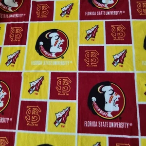 Sykel FSU Florida State Univ. Seminolen Collegiate Vliesdecke 70""x56"" 2004 - Bild 1 von 6