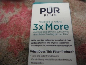 PUR PPF951K Water Pitcher Replacement Filter with Lead Reduction Filter - Picture 1 of 4