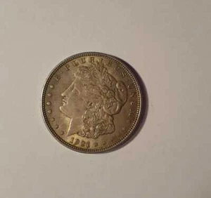 1921-P Morgan Silver One Dollar Coin - Picture 1 of 2