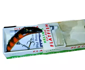 Vintage Flatfish Helin Tackle F7 Fishing Lure Fly Rod size perch very vintage - Picture 1 of 3
