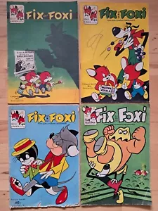 Fix + Foxi n.155, 221, 234, 283 - Raccolta 4 fumetti del 1958-61 Pabel - Foto 1 di 4