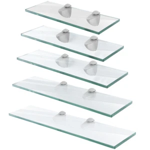 Estante de vidrio estante de pared baño vidrio de seguridad estante colgante estante de baño estante de vidrio - Imagen 1 de 14