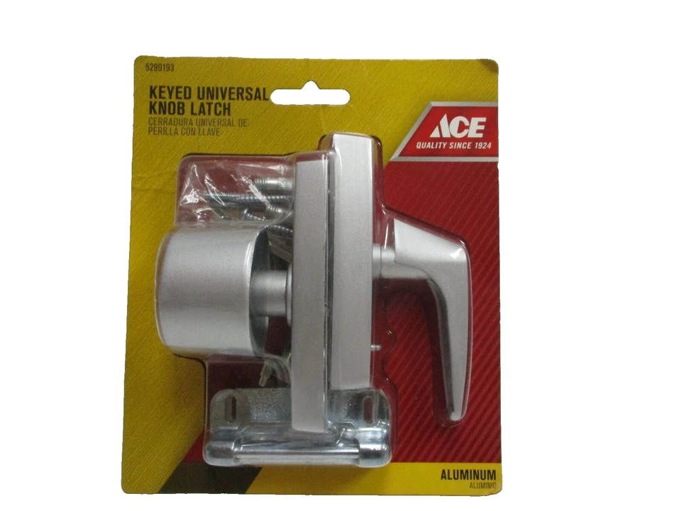 Универсальная алюминиевая защелка с ключом Ace Hardware 5299193 - Изображение 1 из 2