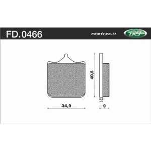 Newfren Front Brake Pads for BMW S1000 RR 2009-2018 >Tour Sintered - Picture 1 of 1